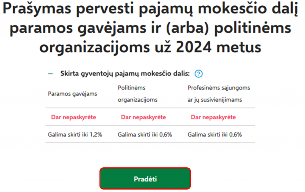 Paramos žingsnis 5